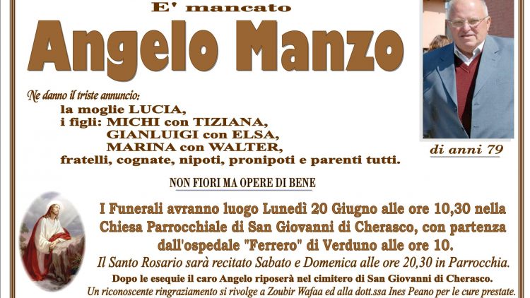 LUTTO ANGELO MANZO
