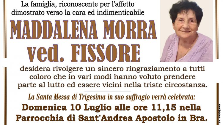 Trigesima Maddalena Morra