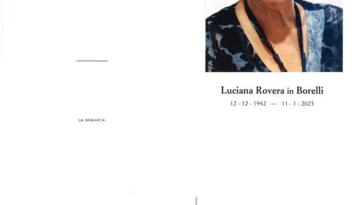 Ricordino Luciana Rovera
