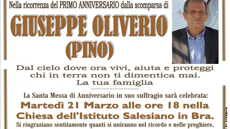 Anniversario Giuseppe Oliverio