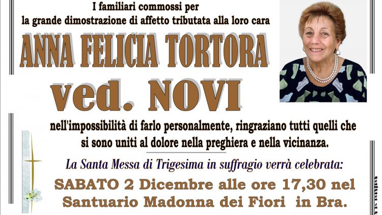 Trigesima Anna Felicia Tortora