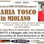 Anniversario Maria Tosco
