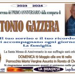 Anniversario Antonio Gazzera