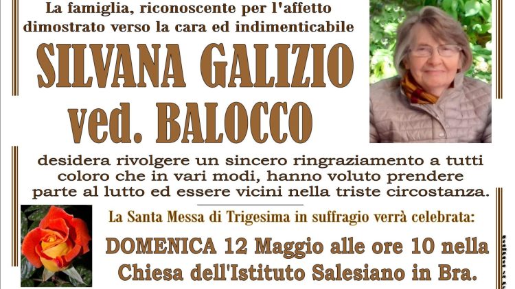 Trigesima Silvana Galizio